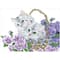 Diamond Dotz® Intermediate Kitty Basket Diamond Painting Kit